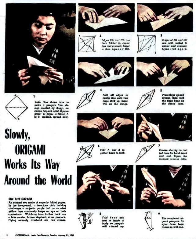 David Mitchell's Origami Heaven - History - The Paperfolding of